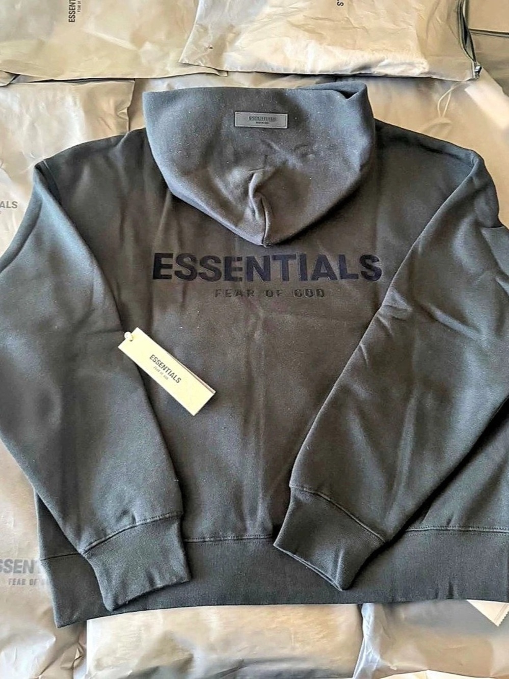 ESSENTIALS Fear of God hoodie black Hoodie NWT